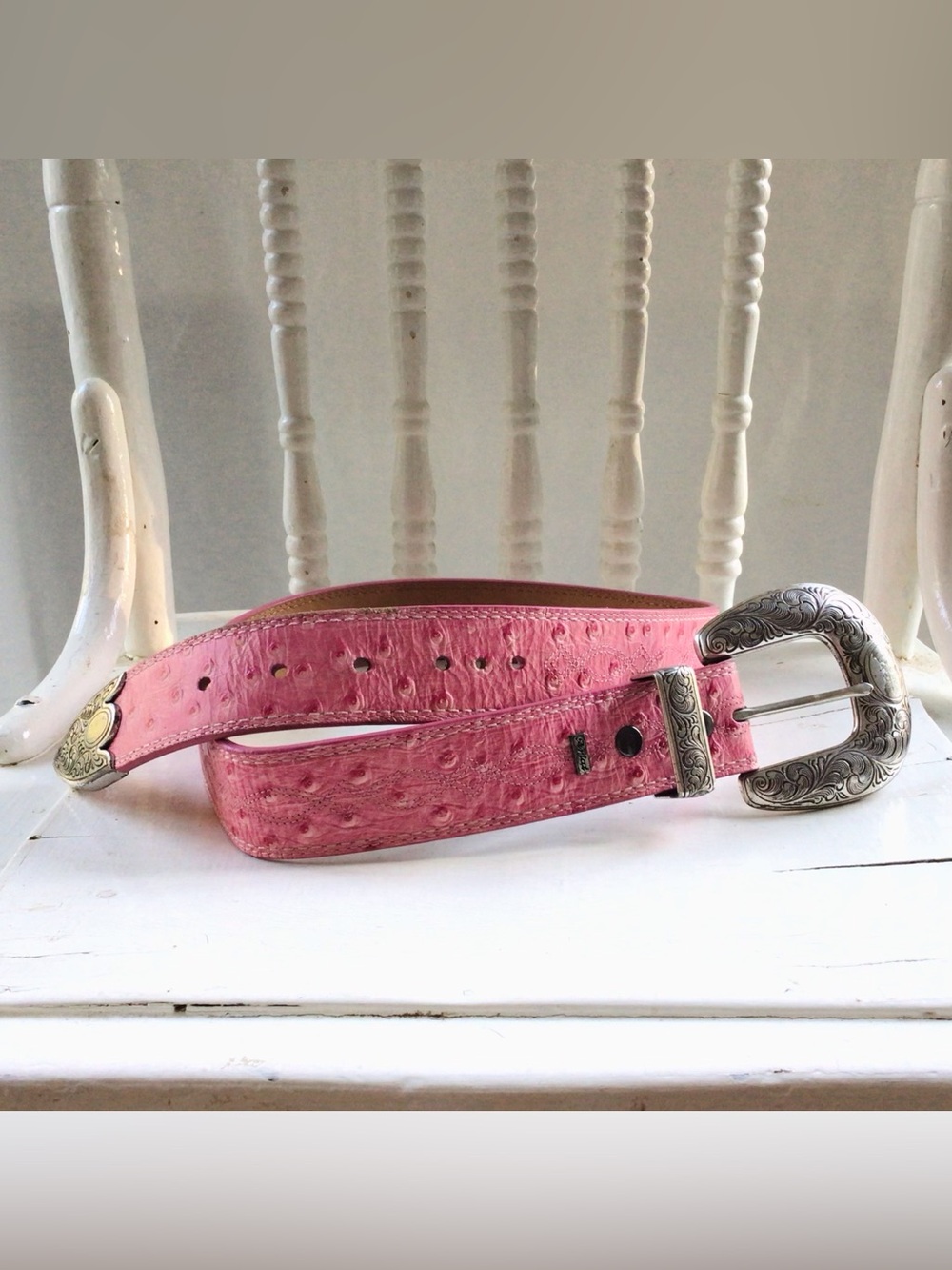 Ariat Ladies Western Belt Pink 30